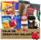Cesta Desayuno a Domicilio Sorpresa - Kit Desayuno Salado - Con Jamón Ibérico, Queso Curado, Café, Zumo, Nutella, Dulces y Más - Caja Desayuno para Regalar