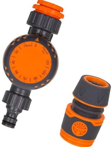 YIZITU Mechanischer Bewässerungs-Timer für Pflanzenbewässerung bis zu 120 Minuten Wasserhahn-Timer, mechanischer Bewässerungs-Timer
