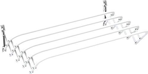 Gimi Brio Super 100 Wäschetrockner für die Wand aus Stahl, 5 m Trockenlänge