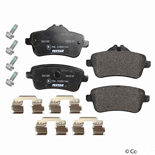 Textar 2521502 Bremsbelagsatz, Scheibenbremse hinten | 2521502 Kompatibel mit GLE (W166),GLE Coupe (C292),GLS (X166),M-Klasse (W166)