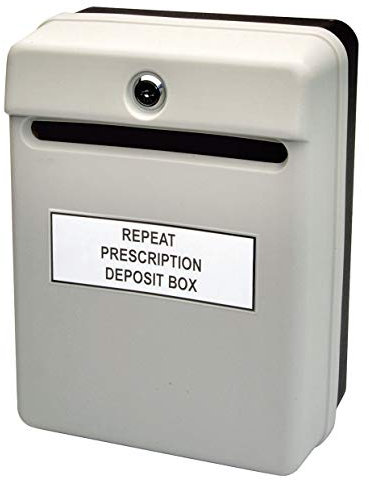 Helix Vorschlagsbox / interner Briefkasten, grau