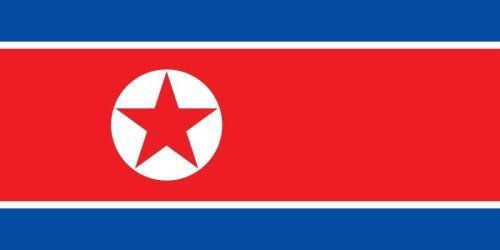 Nordkorea Flagge Fahne 90 * 150 cm