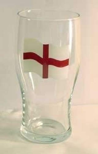 England-Flaggen-Tulip-Bierglas