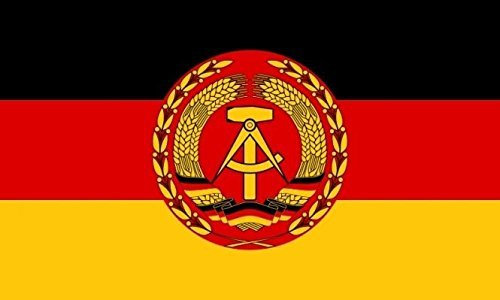 U24 Aufkleber DDR NVA Flagge Fahne 8 x 5 cm Autoaufkleber Sticker