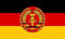 U24 Aufkleber DDR NVA Flagge Fahne 8 x 5 cm Autoaufkleber Sticker