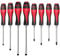 KS Tools - 922.6130 - Jeu de 8 tournevis à lame traversante - kit tournevis de 5,5 à 10 mm - outils PH1-PH2-PZ1-PZ2