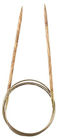Addi Olivenholz 61 cm (60 cm) Rundstricknadeln US size 10 - (6 mm)