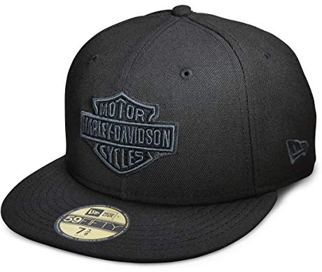 Harley-Davidson Tonal Bar & Shield Logo Black 59FIFTY Cap Schirmmütze