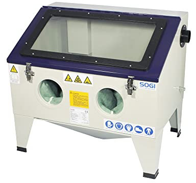 SOGI S-72 Sabbiatrice da banco professionale con accessori cabina di sabbiatura