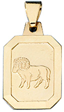 Jobo Sternzeichen-Anhänger aus 8 Karat 333 Gold