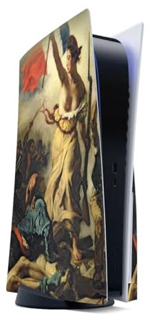 DeinDesign Autocollant Compatible avec Sony Playstation 5 Disc Edition Sticker Film Autocollant France Peinture Révolution