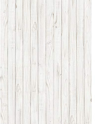 Bretterwand Tapete weiß | Vlies Fototapete in Holzoptik ideal für Küche im Landhausstil | 3D Holz Tapete mit Bretter Design für Schlafzimmer