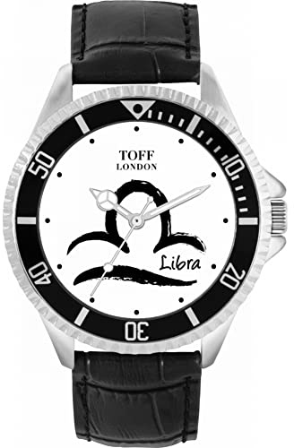 Toff London White Libra Herren Armbanduhr 42mm Gehäuse Custom Design