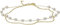 FOSSIL Bracelet De Cheville Pour Femmes Vintage Iconic, Longueur : 24 Cm + 1.2 Cm Bracelet De Cheville En Acier Inoxydable Doré, JF03740710, Doré