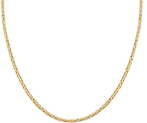 cai Damen Collier 925/- Sterling Silber 42cm Diamantiert gelb 500250703-42