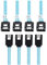 ChenYang CY SAS 4 SATA 7-Pin-Stecker Interner Host auf 4 SATA 7-Pin-Stecker Zielfestplatte 6 Gbit/s Datenserver-Raid-Kabel 50 cm