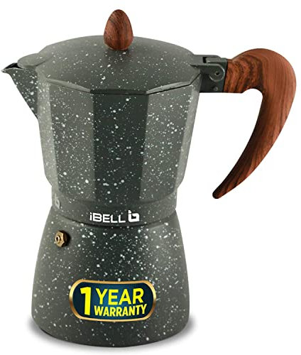 Coffee Maker Moka Pot Maker 3 Cup Coffee 18 x 8 x 15.5 Centimeters