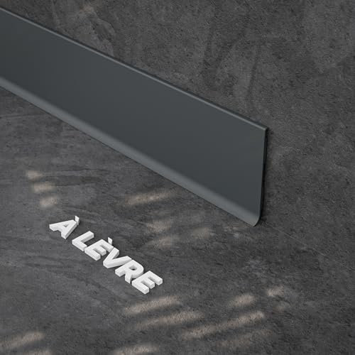 Plinthe à Lèvre PVC - Anthracite - 1 m, À l'unité