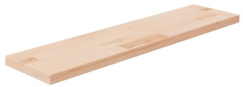 vidaXL Panneau d'étagère 80x20x2,5 cm Bois de chêne Massif Non traité