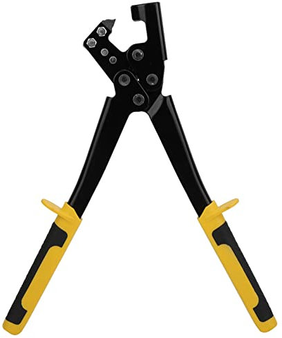 Pince à Sertir Placo, Quille en Acier Léger Poinçonnage Fixe pour Rail Prof Sertisseur Décoration Profilés de Plafond Pince Poignée Goujon