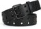 JasGood Punk Gürtel Nietengürtel Damen und Herren Doppelloch Gürtel mit Punk Style Cosplay Gürtel