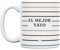 UO Taza de regalo con mensaje El mejor yayo, Regalo para yayos, regalo para padres, 350 ml, Cerámica