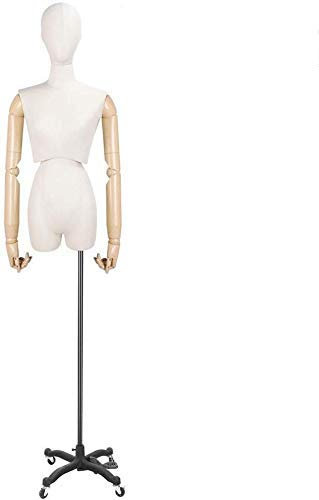Schneiderpuppe Weibliche Mini-Schneiderpuppe Famale Verstellbare Höhe Schneiderpuppen Puppenkleid Form Display Puppenhaus Zubehör Dekoration Schneiderpuppe Verstellbar (Größe: 1/3) (G)