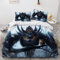 YURKO Polyester Baumwolle Bettwäsche 135X200 3 Teilig Eule Kein Bügeln Bettwäsche Bettbezug 135 X 200 cm Mit 2 Kissenbezügen 80X80Cm