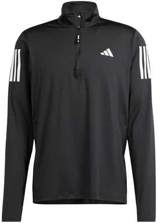 adidas Herren Own The Run Half-Zip Jacket, Black, S