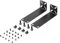 PhyinLan Rack Mount Kit, verstellbare Rack-Halterungen für Netgear, Cisco, D-Link, TRENDnet und HP-Produkte, Befestigung von 7,9-Zoll Breiten bis 19-Zoll-Geräten, Verstellbarer Lochabstand 14-30mm