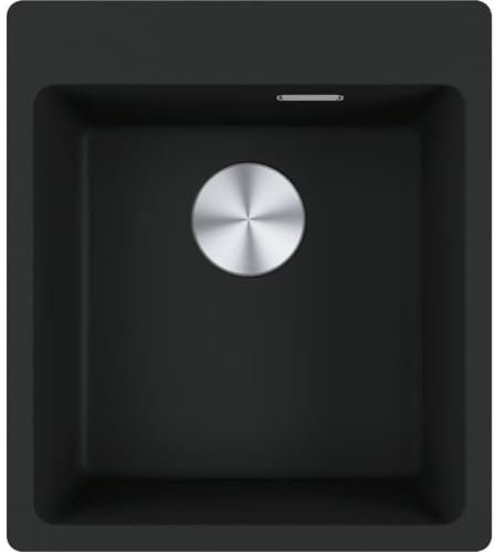 Franke 114.0661.790 Lavandino della Cucina, Nero Opaco