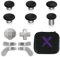 eXtremeRate 13 in 1 Palette Paddles Levette Analogiche Dpad Metallo per Xbox Elite Series 2 Wireless Controller,Analogici Magnetici Tasti per Xbox Elite Series 2 Joystick-Argento
