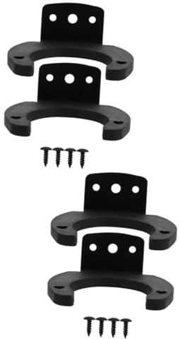 SAFIGLE 4stücke Teiliges Mikrofon-haken Aus Silikon Und Metall Wandmontage Langlebiger Halter Für Drahtlose Mikrofone Für Studio Und Zuhause