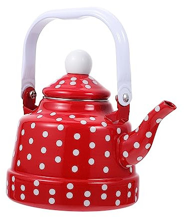 Ciieeo Wasserkocher aus Emaille aus Edelstahl japanische Vintage- Wasserkessel für den Haushalt Haushaltswasserkocher Keramik loser Tee