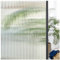 Lifetree Fensterfolie Blickdicht Selbstklebend Sichtschutzfolie Streifen Schilfglas-Effekt Milchglasfolie Statisch haftenden Anti-UV Mit Klebstoff Dekorfolie für Zuhause Büro 60x400cm