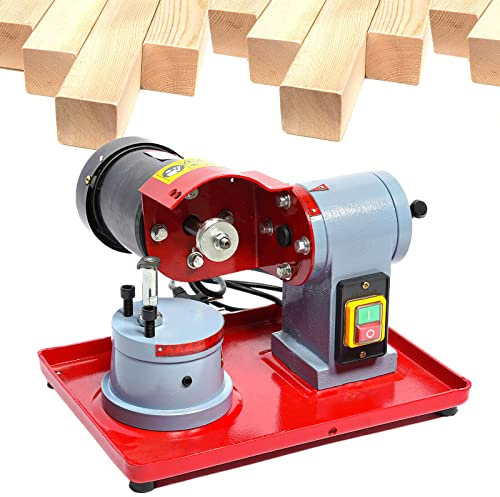 Affûteuse de lames de scie Machine à affûter les lames de scie circulaires avec roue Lames scie 250W Roue d'alimentation l'axe X meulage stable et très tranchant pour la Transformation du Bois, la