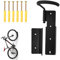 Support de Vélo, Support Mural pour Vélo, Support Velo Mural, Support Mural pour Scooter, Porte Vélo Mural Vertical, Support Mural Pivotant pour Vélo, Crochet Velo Mural, Porte Velo Mural