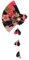 Épingle à Cheveux Fleur Japonaise, Kimono Épingle à Cheveux, Barrettes à Cheveux en Forme Fan, Gland Accessoires Cheveux Epingle à Cheveux, Pinces à Cheveux Rétro, Japonaise Accessoire De Cheveux noir