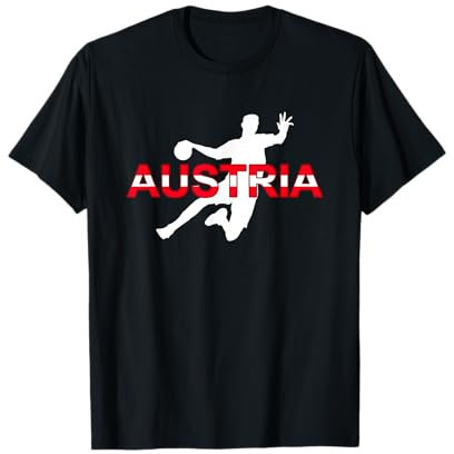 Hand Ball Fan Outfit Österreich Spieler Geburtstag T-Shirt