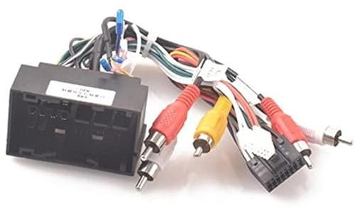 ZAPYVET Autoradio-Stereo-Kabelbaum-Kabel-Adapter Android, for Jeep, Wrangler Cherokee Compass Grand Commander 2017+, for FIAT, 500 2016 Car-Audio-Installationskabel