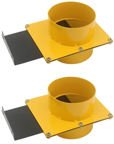 Trappe guillotine obturation tuyau aspiration copeaux aspirateur d'atelier bois buse à tirette d'obturation collecteur sciure