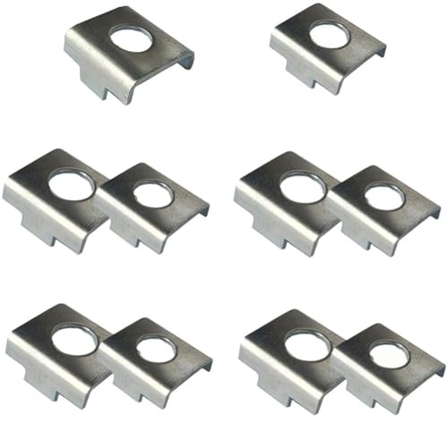 JoyousMall 10 x Stützräder für Fahrräder, Stützstange aus Eisen mit 23 mm und 25 mm Dichtungen, silberfarbene Montageplatte für Sicherheit
