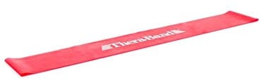 TheraBand Übungsband Loop - 7,6 cm x 45,5 cm (B x L), Ø 29 cm Rot | Mittel, OneSize