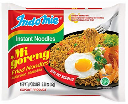 Indomie Mi Goreng Instant Noodle 3 oz - (Pack of 30)