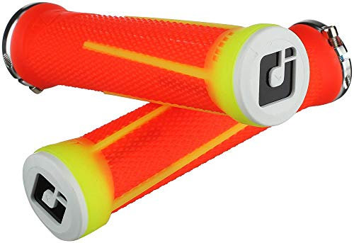 ODI AG1 Aaron gwin Lock-On-Griffe, Flo Orange/Flo Yellow