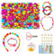 Vytung 24 Arten Bunte Baby Stringing Perlen Spiel Schnürsystem Perlen Beads Spielzeug DIY Perlenschmuck für Kinder zum Basteln von Schmuck Ketten Armbändern(color5#)