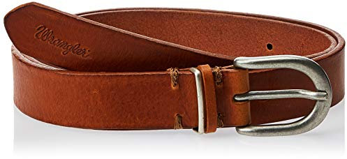 Wrangler Damen Double Loop Gürtel, Braun (Cognac 81), 75