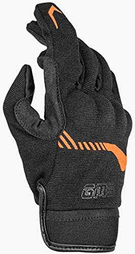 GMS Jet-City Motorradhandschuhe (Black/Orange,2XL)