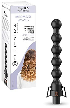 Bellissima My Pro GT22 150, Lockenstab Mermaid Waves für Kombi-Haarstyler My Pro Twist & Style, Erhitztes Eisen bildet Blasen, Durchmesser 25 mm, mit Keramikbeschichtung, Temperatur 190°C