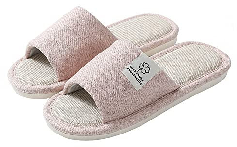 Czyan Womens Slippers, Ladies Slippers Open Toe Non-Slip Memory Foam Comfortable and Breathable Ladies House Shoes Indoor Outdoor